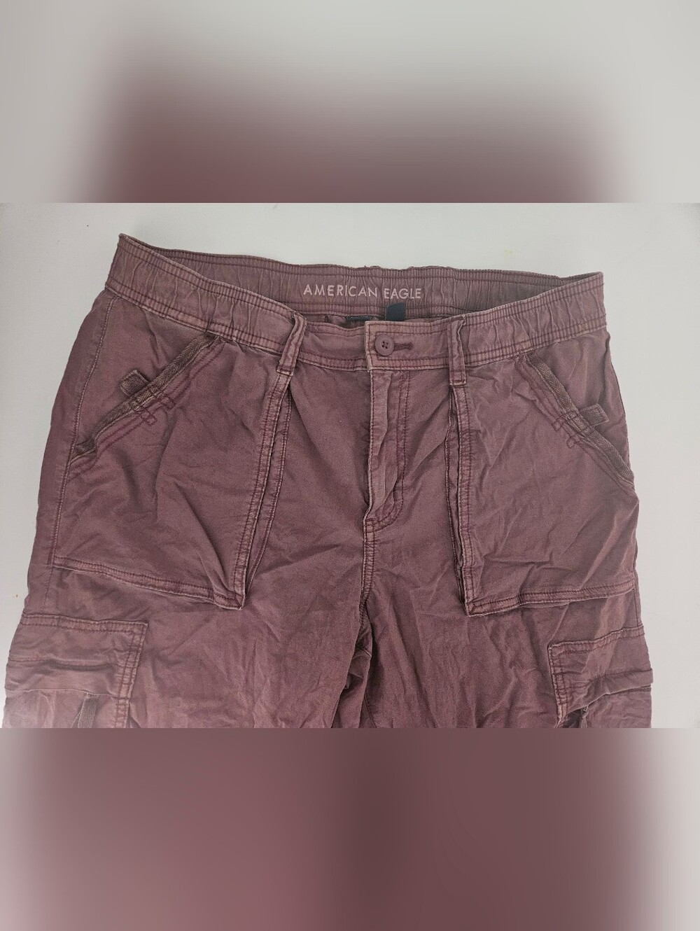 American Eagle Mauve Cargo Jogger